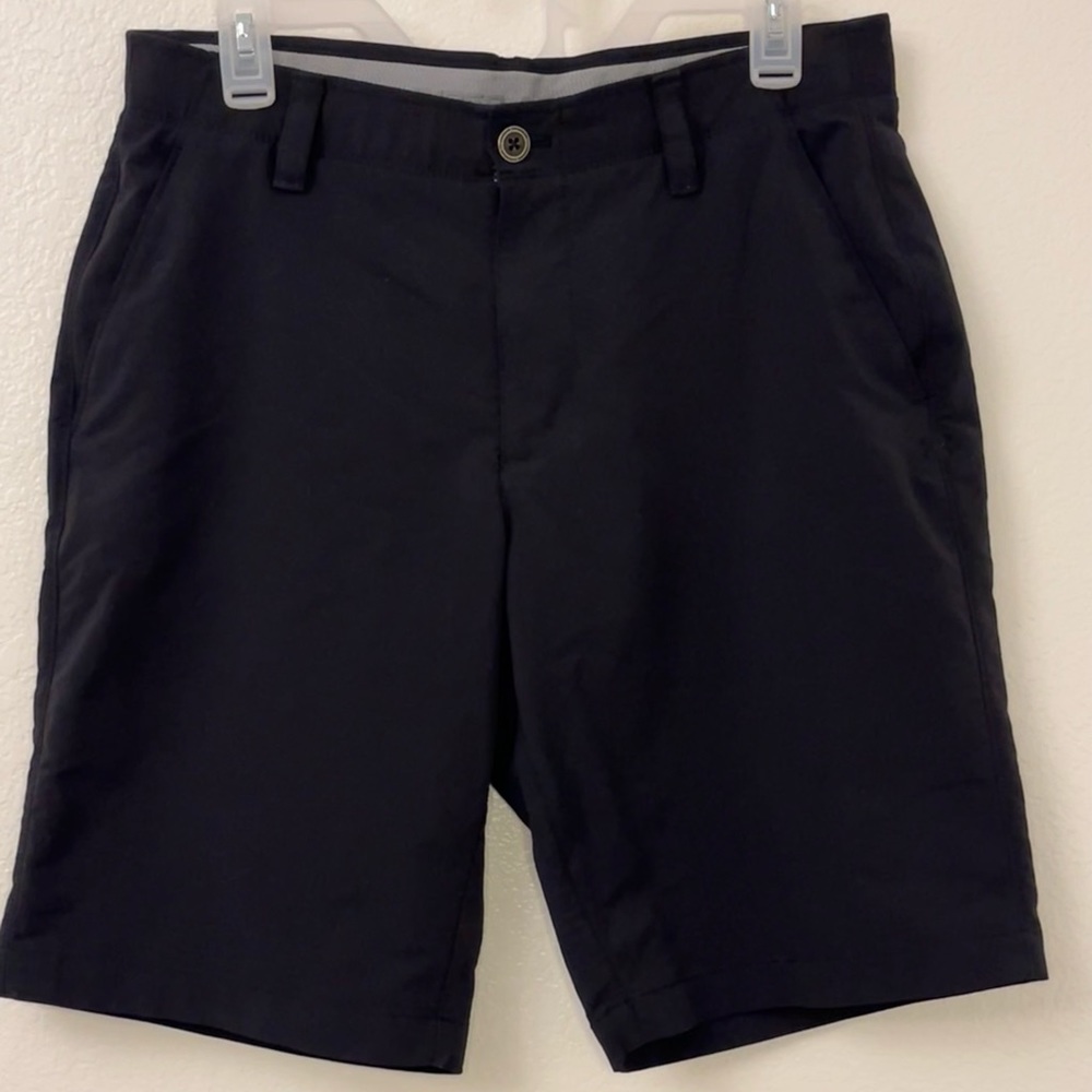 Under Armour Men's Match Play Golf Shorts, 34
waist, Black